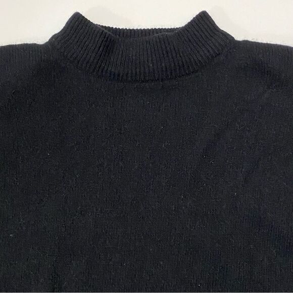Vintage Gantos Lambswool & Angora Mock Neck Sweater W/ Shoulder Pads Women's Sml - Picture 2 of 12